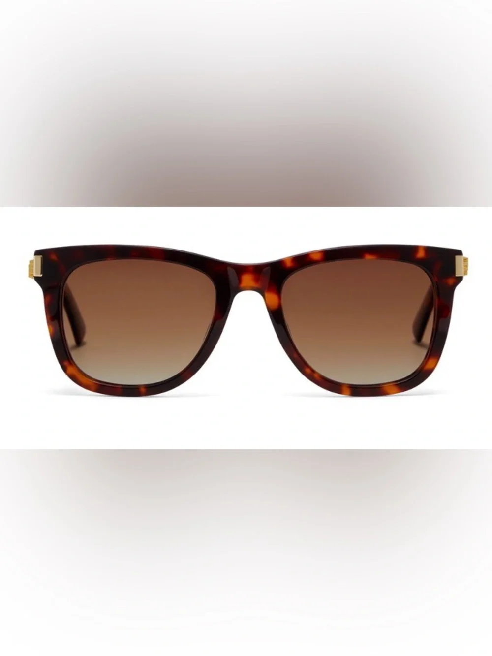 Tortoiseshell Sunglasses — Brown Gradient Lens